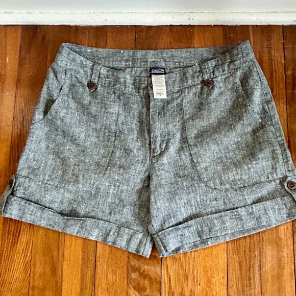 Patagonia Hemp & Cotton Blend Shorts– Women’s Size 6 – Lightweight Heather Gray - Picture 6 of 10